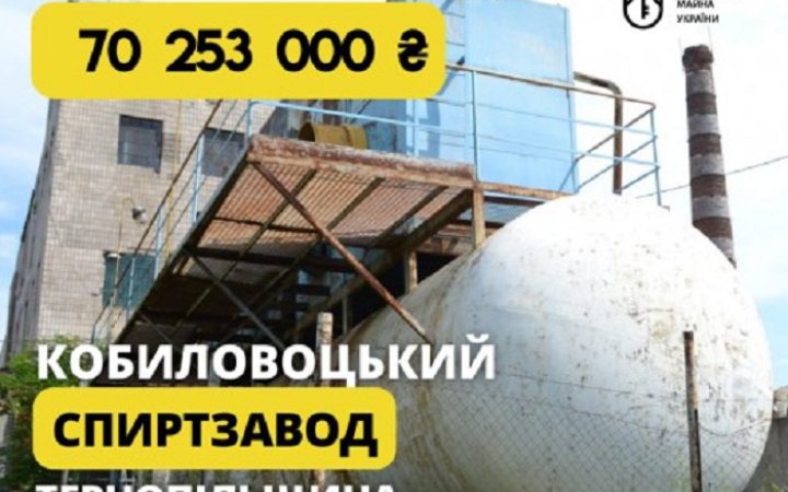 ФДМ продав спиртзавод на Тернопільщині за 70,2 млн гривень