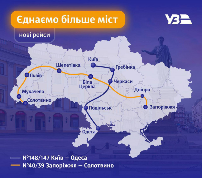 Укрзалізниця підготувала новий графік руху потягів