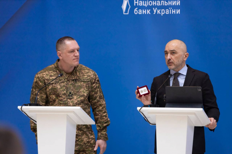 НБУ презентував нову пам’ятну монету, яка присвячена Нацгвардії (фото)