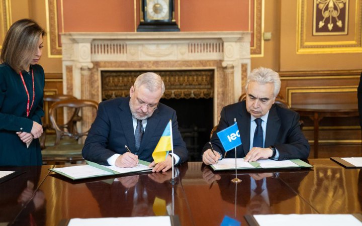 Україна і Міжнародне енергетичне агентство узгодили, як співпрацюватимуть упродовж року