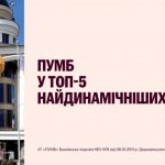 ПУМБ визнано одним із найдинамічніших банків країни за версією NV.ua