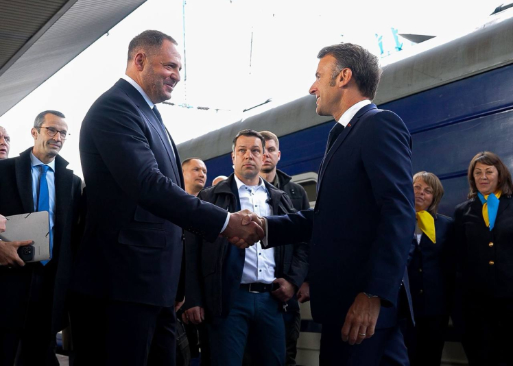 Макрон, Мерц, Стармер і Туск приїхали до Києва