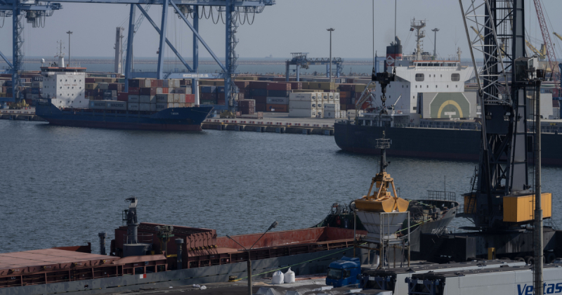 Експорт морським коридором у квітні скоротився на 45% проти квітня минулого року