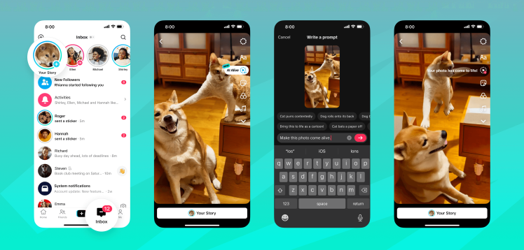 TikTok запустив функцію перетворення зображень на відео за допомогою ШІ