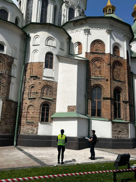 Софійський собор у Києві та Одеська кіностудія пошкоджені внаслідок атаки РФ (фото)