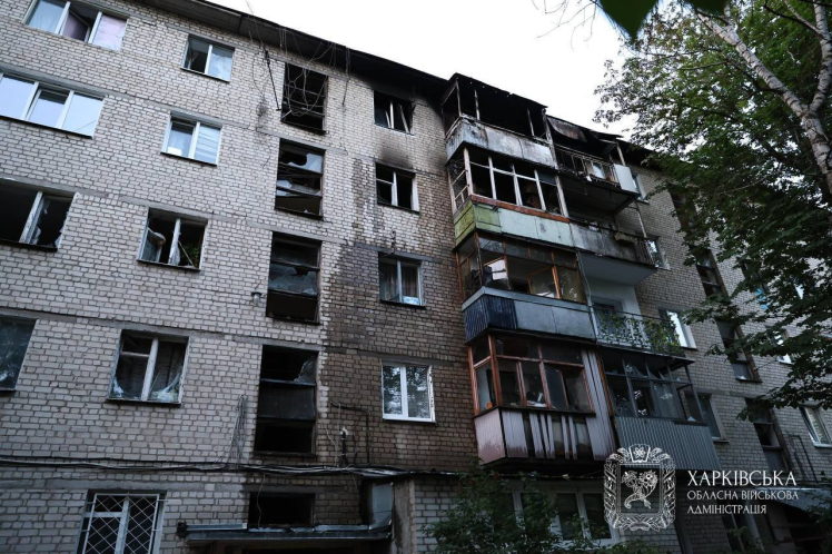 Росія вночі завдала по Харкову щонайменше 17 ударів «шахедами», двоє осіб загинули