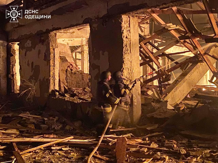 Росія зруйнувала склади з очеретом і обладнання для обробки на Одещині (фото)