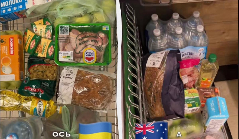 Блогер порівняв ціни на продукти в Україні та Австралії: де дешевше (відео)