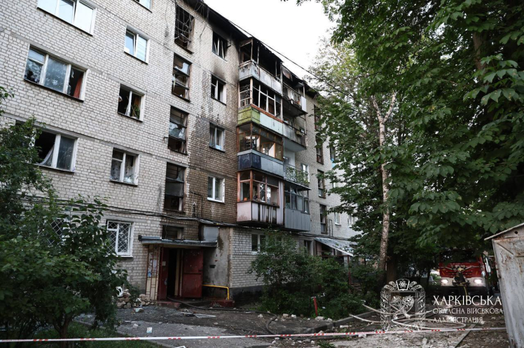 Росія вночі завдала по Харкову щонайменше 17 ударів «шахедами», двоє осіб загинули