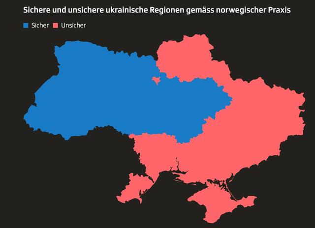 Швейцарія прийматиме українських біженців тільки з окупованих регіонів та тих, де йде війна