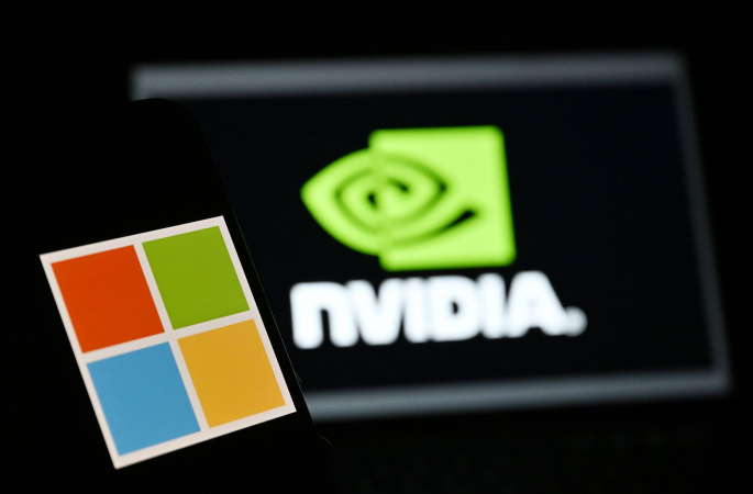 Капіталізація Microsoft та Nvidia наближається до $4 трлн