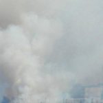 Стовп чорного диму аж до неба: в районі Запорізької АЕС палає
