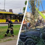 У Києві змінено рух транспорту та перекриті вулиці після нічної атаки росіян