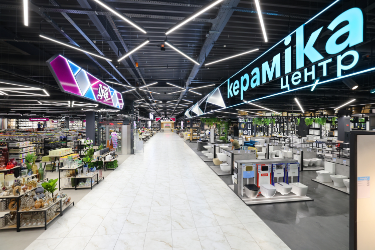 «Епіцентр» відкриває новий ТРЦ під Києвом з Food Market, укриттям та сімейним центром розваг (фото)