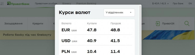 У "ПриватБанку" змінилися курси валют: скільки коштують долар і євро