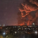 пожежа у тимчасово окупованому Донецьку