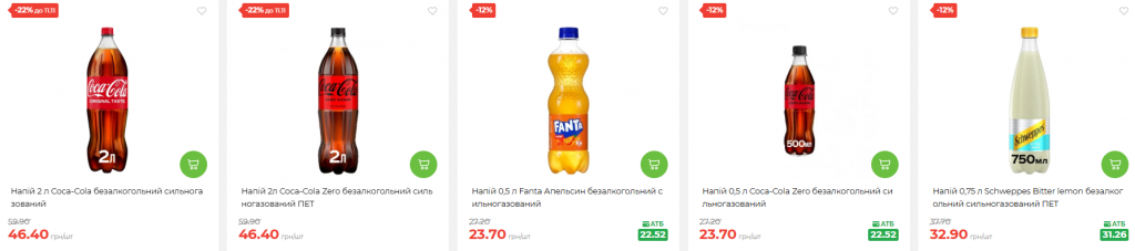 АТБ запустив масштабні знижки до -50% на продукти та побутову хімію