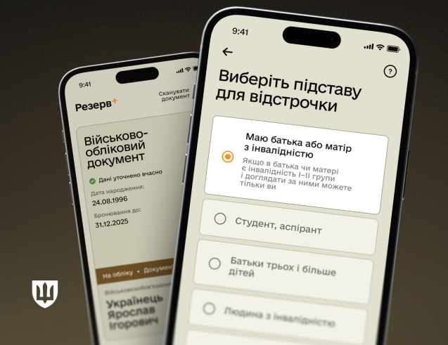 Резерв+ запустив нову відстрочку у 2025 році: як отримати, якщо один із батьків має інвалідність I–II групи