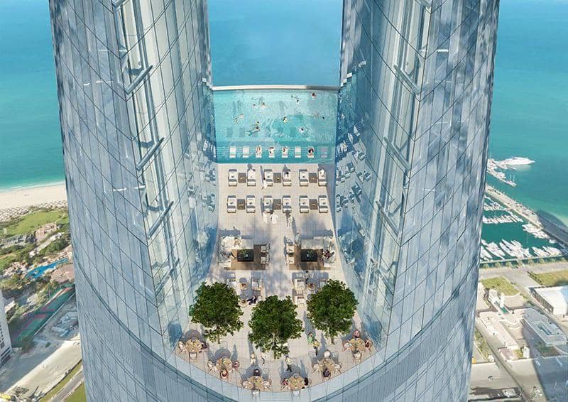 In Dubai wurde das höchste Hotel der Welt eröffnet – das Ciel Dubai Marina mit 377 Metern Höhe, 82 Etagen und einem Panorama-Dach.
