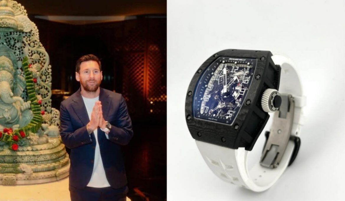 Мессі в Індії з годинником Richard Mille за $1,1 млн — що відомо