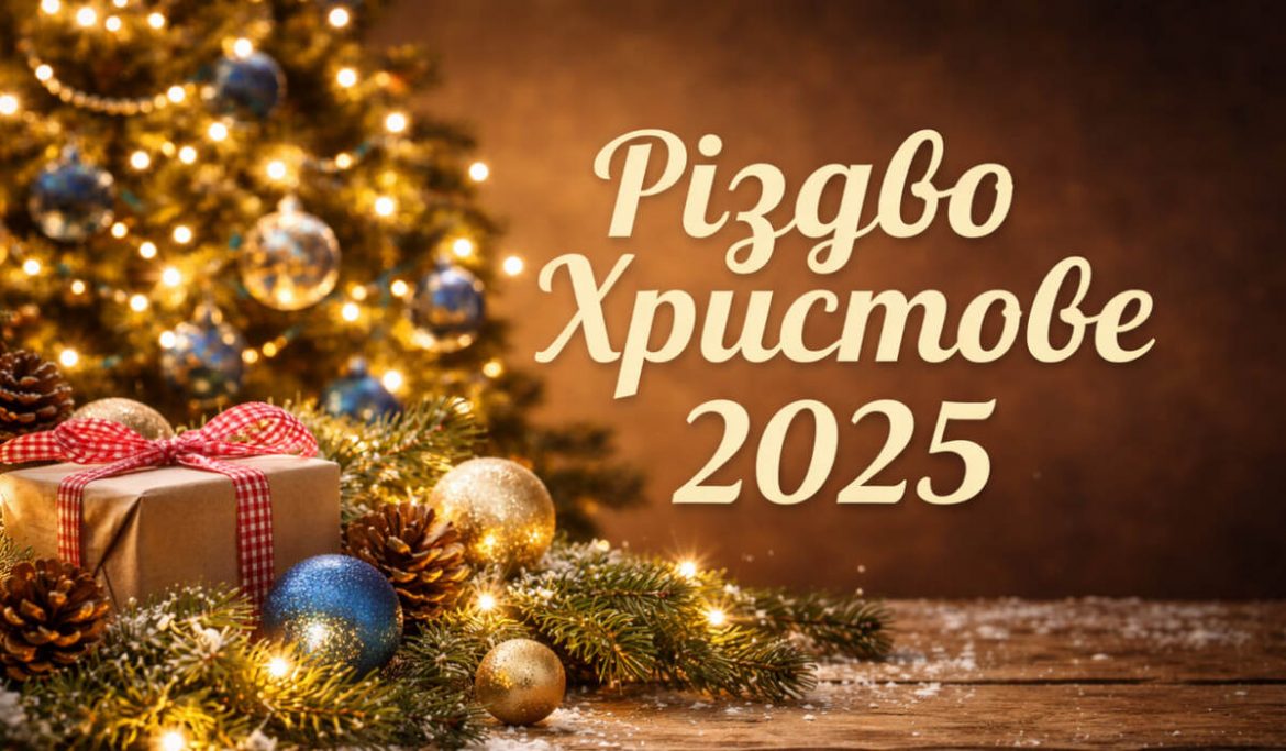 Різдво Христове 2025: 20 готових листівок і 20 коротких SMS для привітань