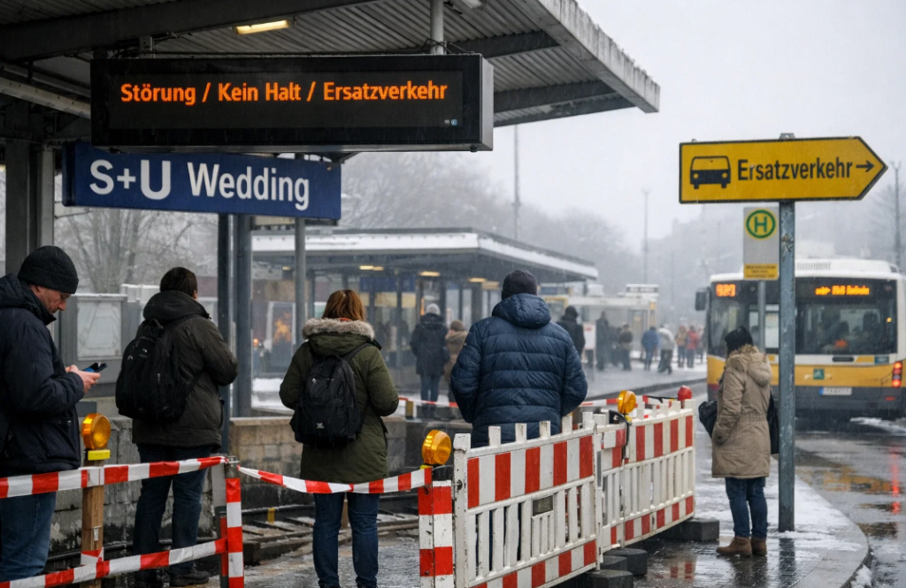 Берлін 15 січня 2026: чи працюватимуть S-Bahn, U-Bahn і RE/RB — де можливі збої та перекриття доріг