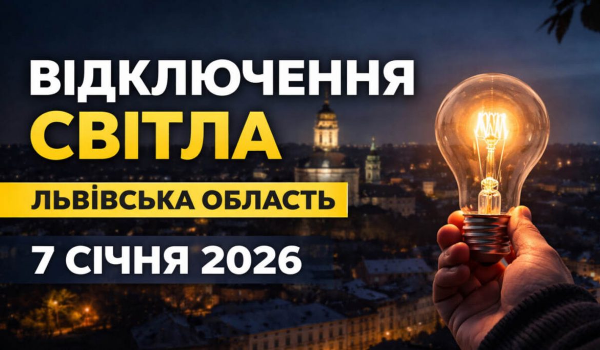 Графік відключень світла у Львівській області на 7 січня: повний ГПВ по чергах