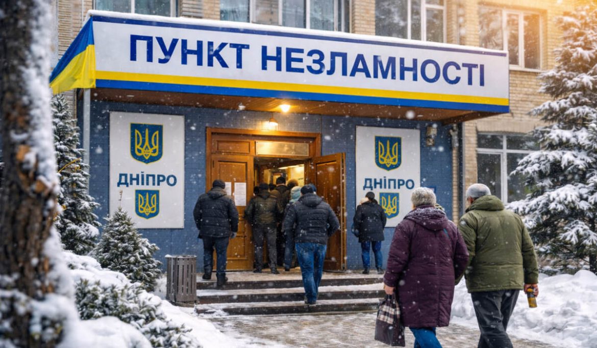 У Дніпрі відкриті пункти незламності: де зігрітися та підзарядити гаджети