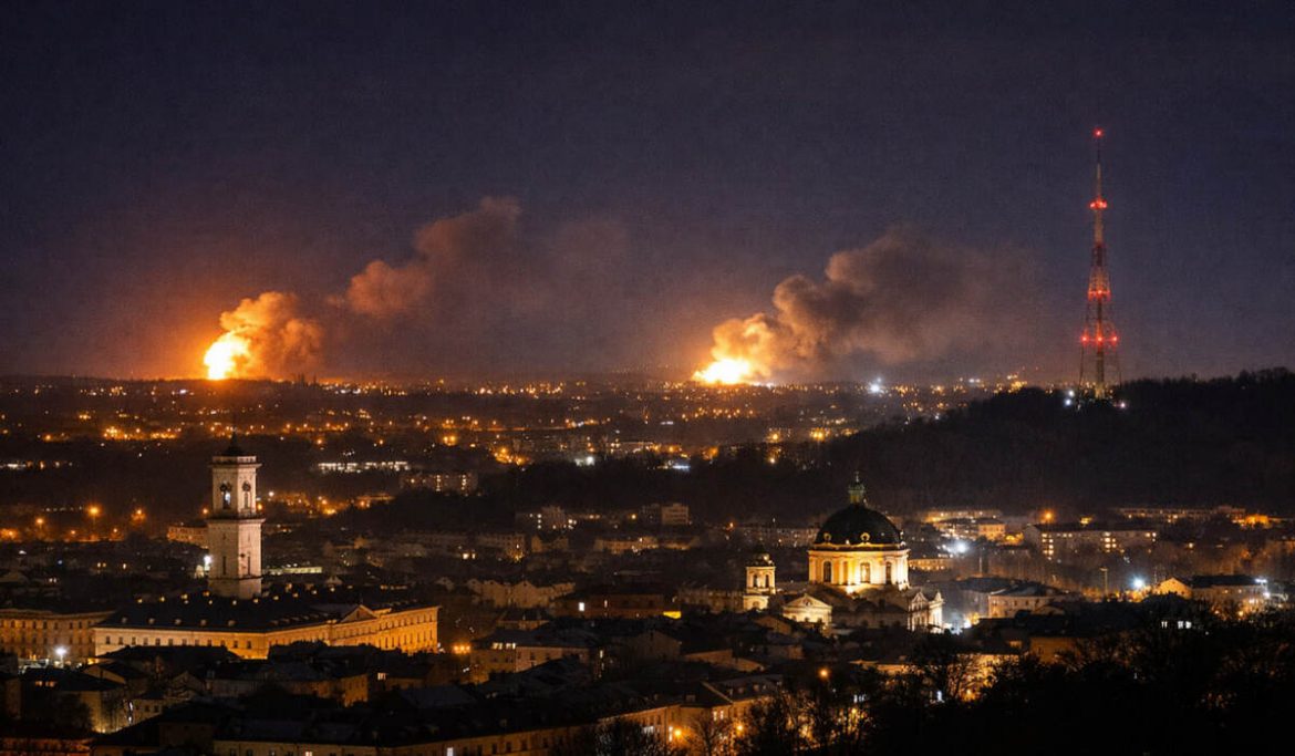 «Орешник» у Львові вночі 9 січня: скільки було вибухів і по чому вдарили