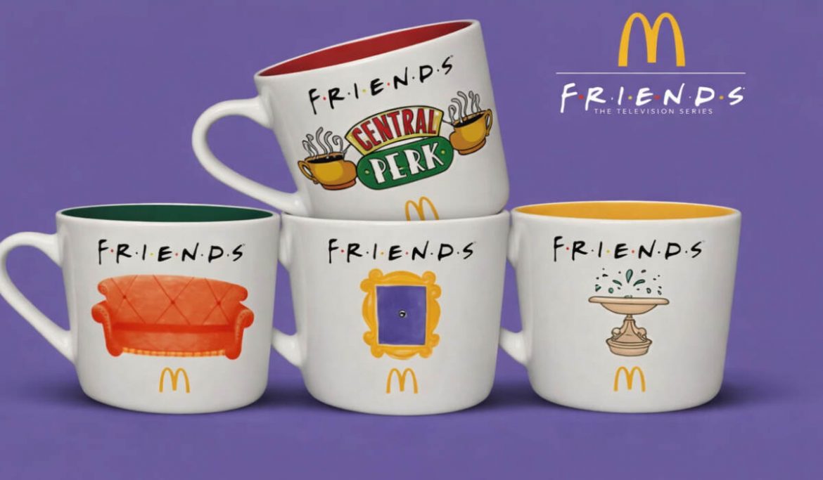 Чашки з «Френдз» запустили в McDonald’s України: скільки коштують, які дизайни та де вже доступні