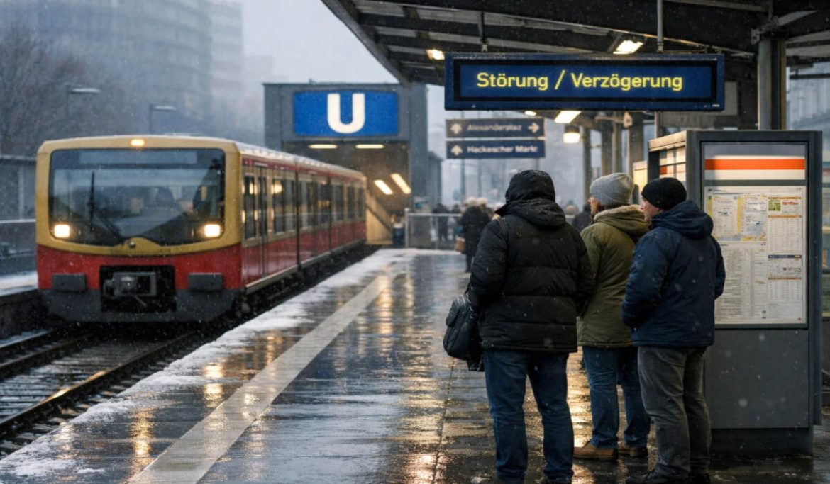 Берлін 15 січня 2026: чи працюватимуть S-Bahn, U-Bahn і RE/RB — де можливі збої та перекриття доріг