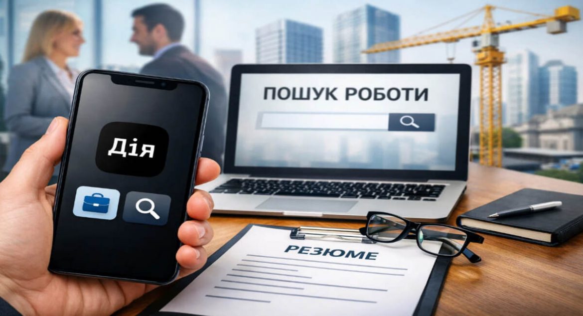 Через Дію тепер можна знайти роботу: як це працює , та коли запустять