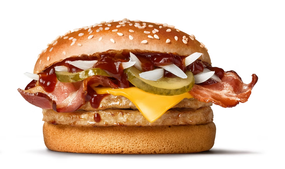 МакКантрі та Вестерн Барбекю з беконом у McDonald’s Україна: ціна в Україні, склад, доставка, відгуки