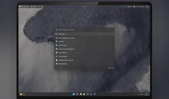 Для Windows 11 готують док як у macOS: Microsoft тестує панель Command Palette Dock