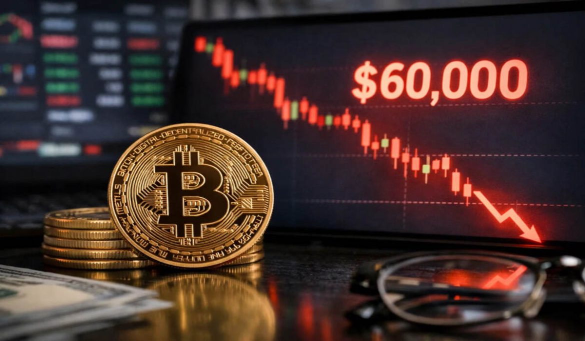 Біткоїн біля $60 000: чому падає курс Bitcoin і чи зупиниться обвал крипторинку