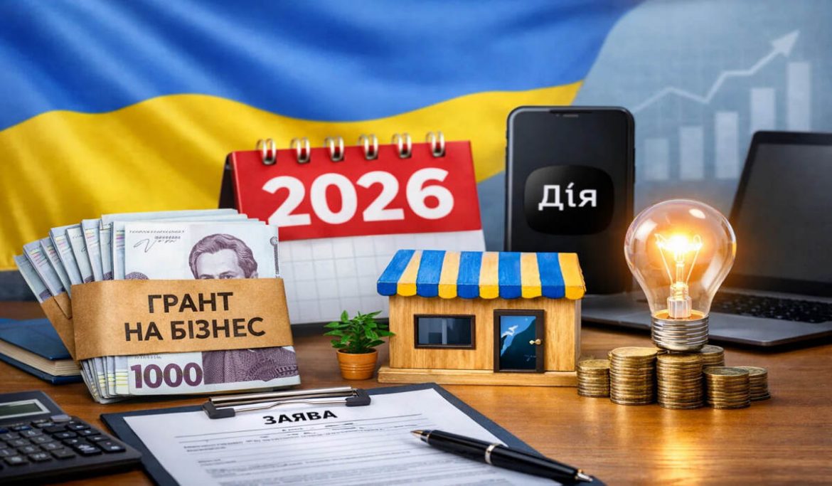 Грант на бізнес 2026 в Україні: хто може отримати, суми, умови та як подати заявку через Дію