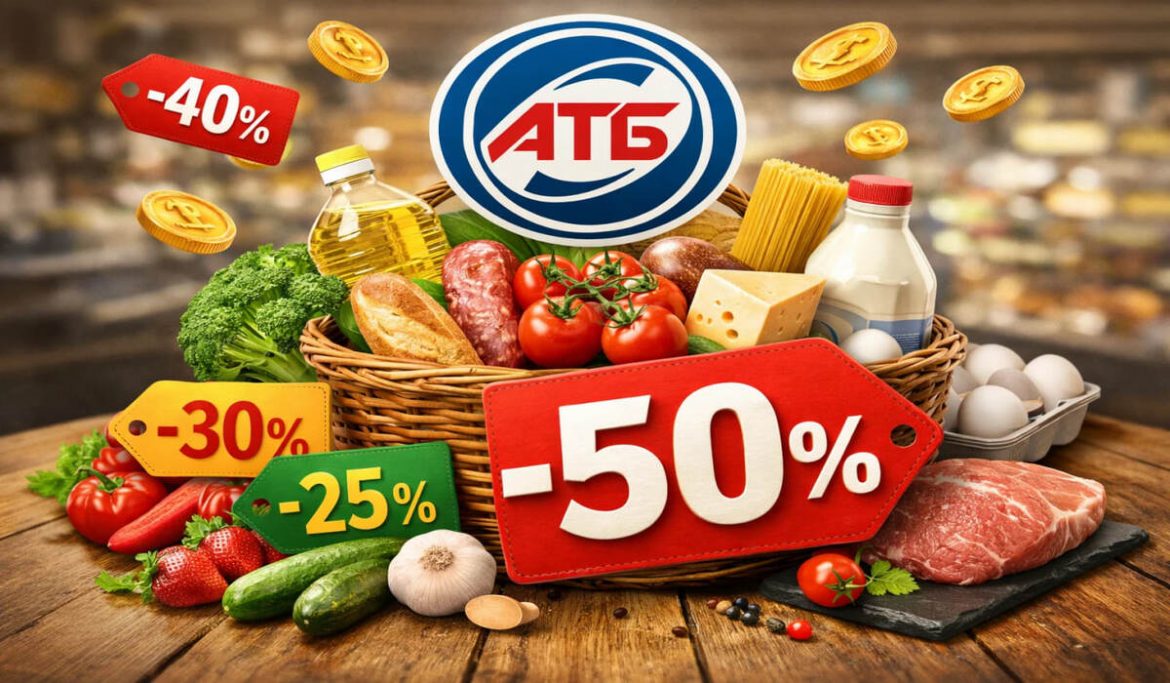 Акції АТБ з 4 по 10 березня 2026: знижки до -50% — огляд цін та що вигідно купити