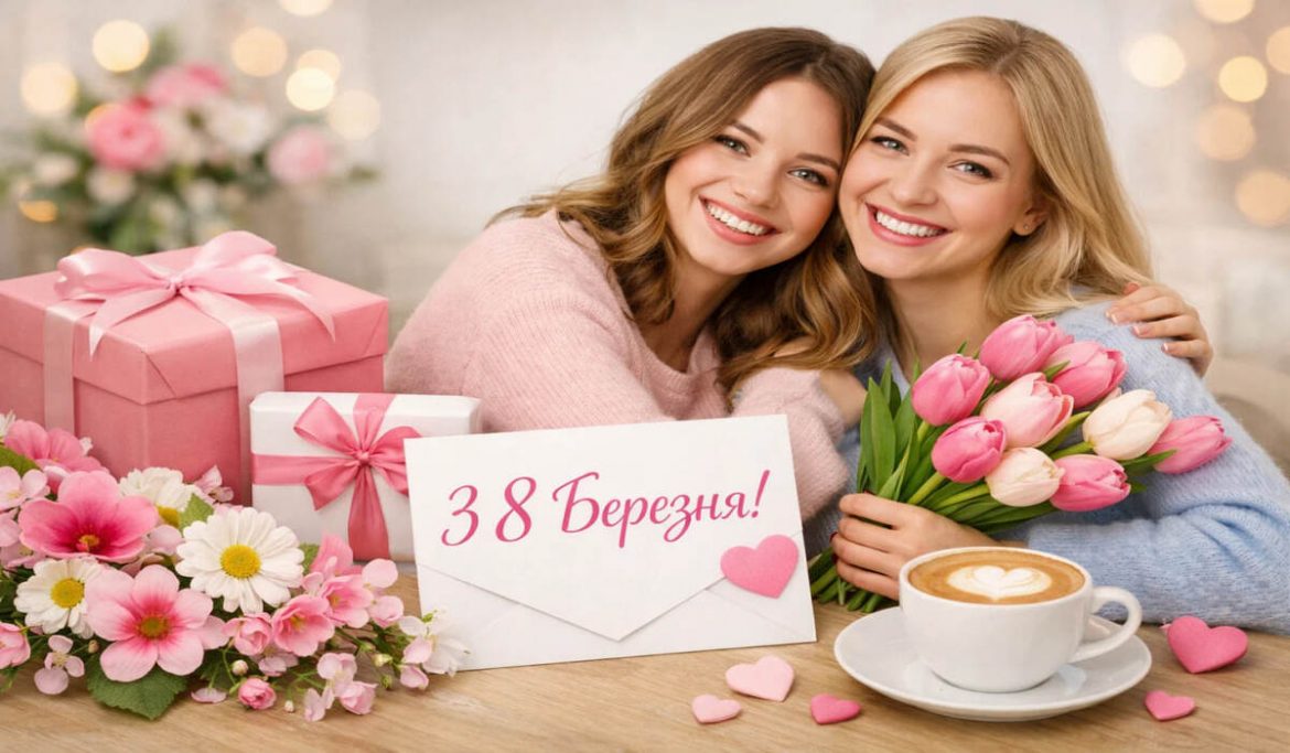 Привітання з 8 березня для подруги: СМС, короткі побажання, листівки, картинки та GIF