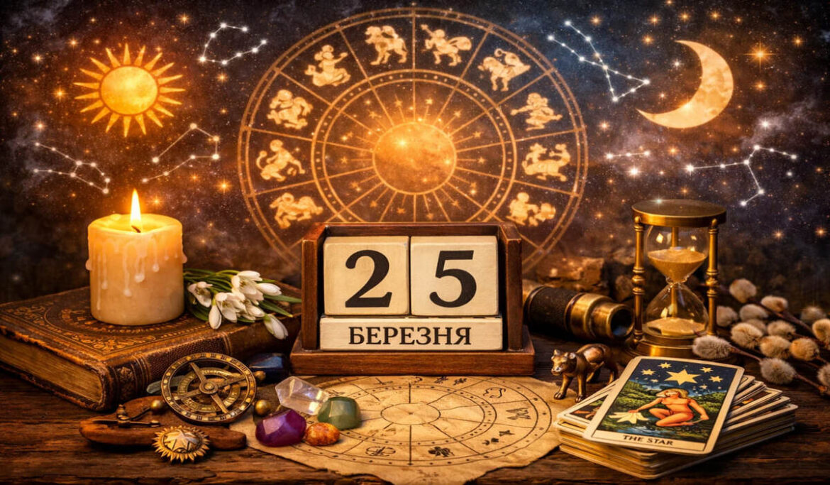 Гороскоп на 25 березня 2026 року для всіх знаків зодіаку: що чекає кожного сьогодні