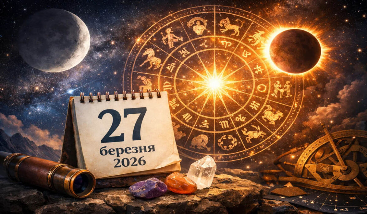 Гороскоп на 27 березня 2026 року для всіх знаків зодіаку: кому день принесе зміни, а кому — важливі підказки долі