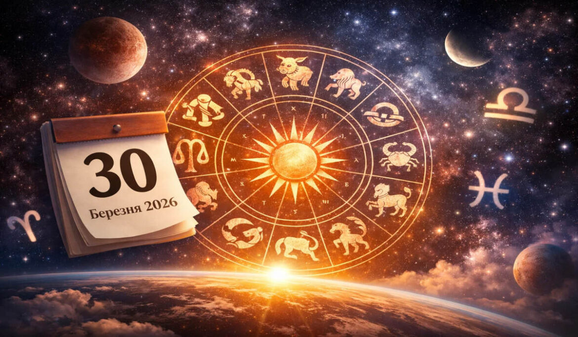 Гороскоп на 30 березня 2026 року для всіх знаків зодіаку: що чекає Овнів, Терезів, Риб та інших у понеділок