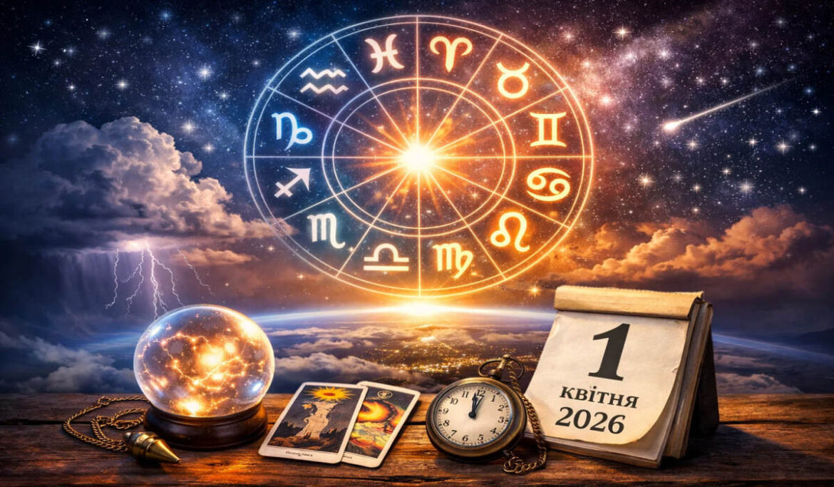 Гороскоп на 1 квітня 2026 року для всіх знаків зодіаку: що чекає Овнів, Терезів, Риб та інших сьогодні