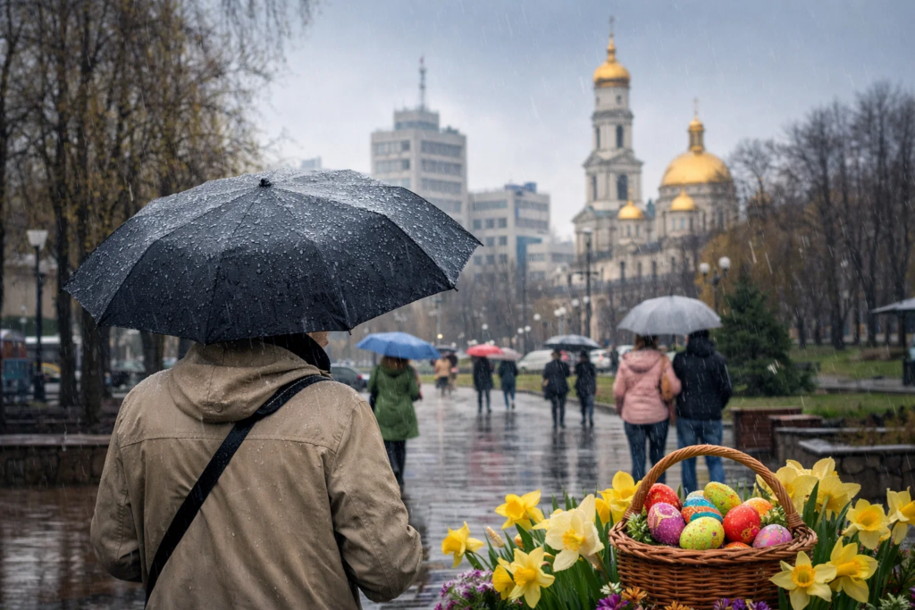 Погода на Пасху 2026 в Україні: якою буде температура 12 квітня і чи чекати дощу на Великдень