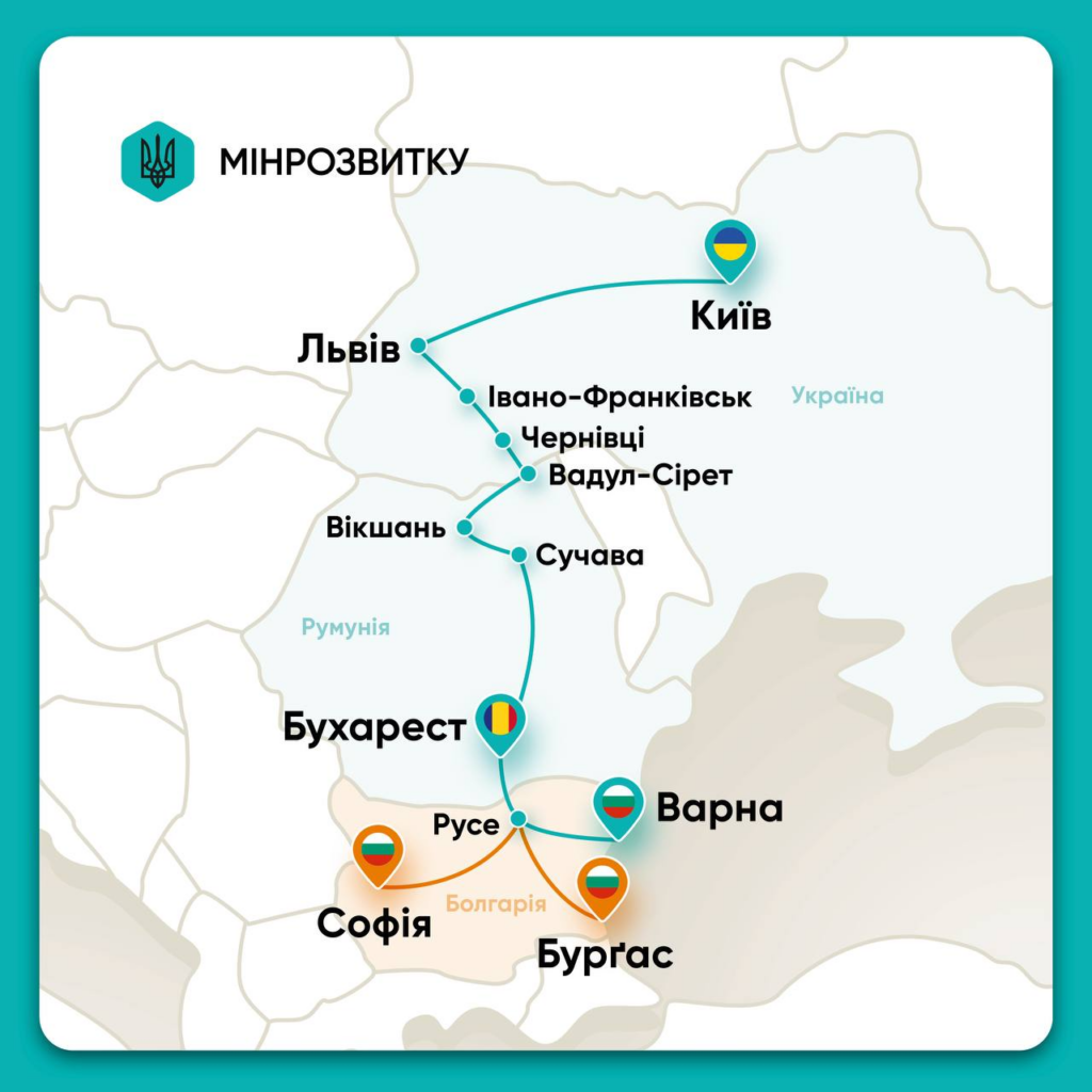 Поїзд Київ – Варна: коли можуть запустити маршрут і скільки триватиме дорога