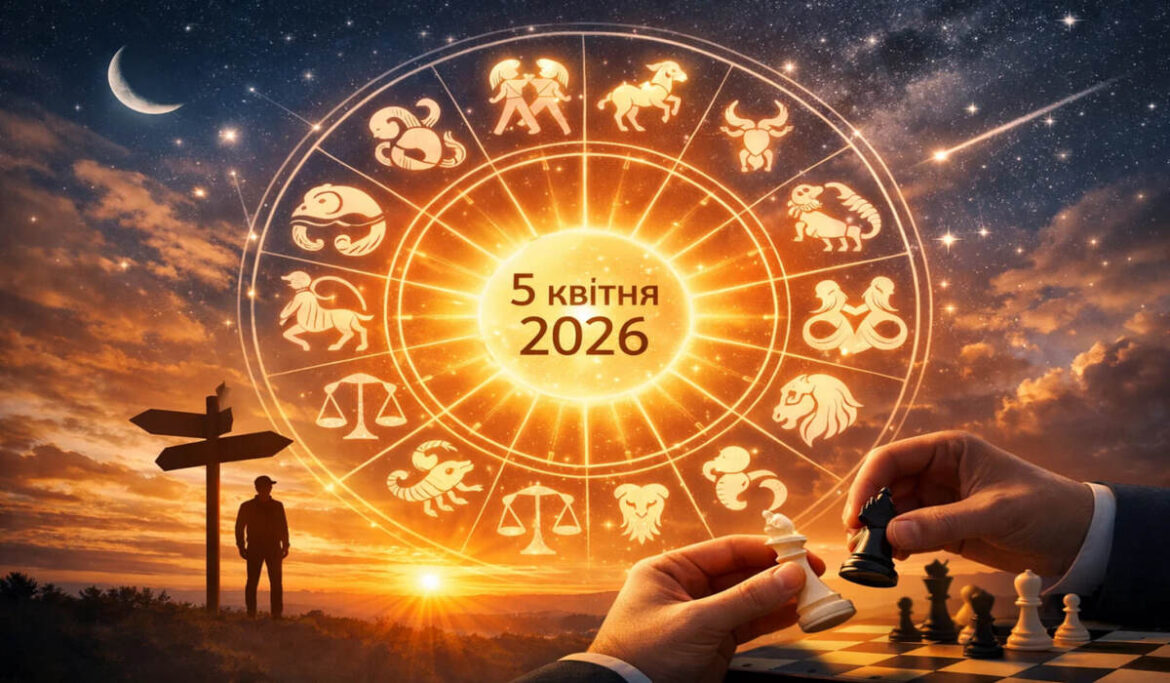 Гороскоп на 5 квітня 2026 року для всіх знаків зодіаку: кому день принесе зміни, а кому важливі рішення