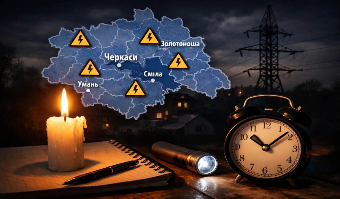 Графік відключення світла у Черкаській області на 10 квітня: які черги і коли будуть без електроенергії