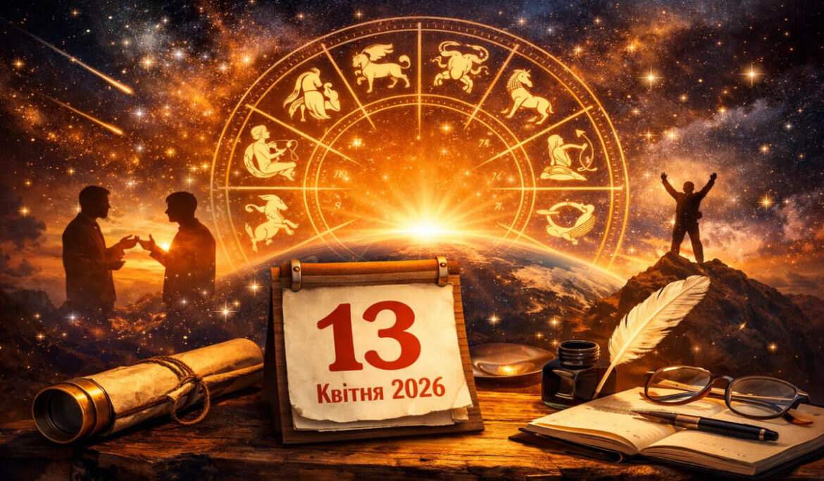 Гороскоп на 13 квітня 2026 для всіх знаків зодіаку: кому день принесе прорив, а кому важливу розмову