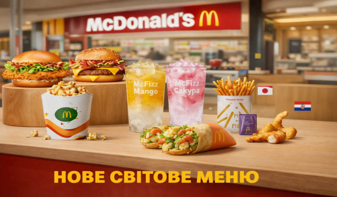 Світове меню McDonald’s в Україні з 15 квітня: які страви з’явилися, ціни та калорії новинок