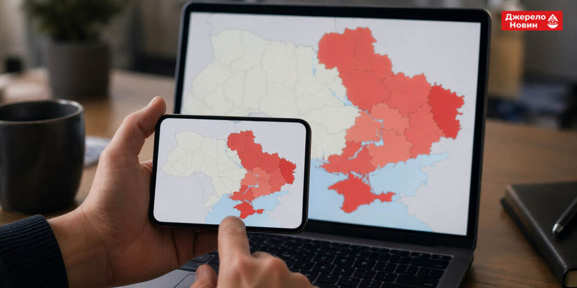 Карта повітряних тривог України онлайн: де зараз перевірити небезпеку по областях