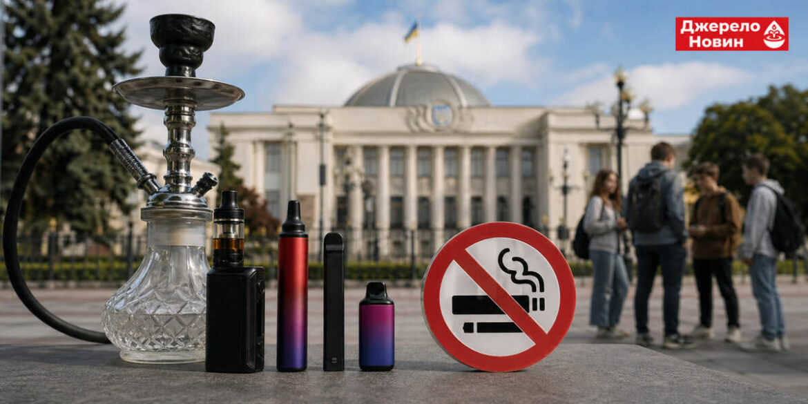 Вейпи, кальяни й сигарети під заборону для підлітків: чому Рада взялася за нікотин і з якого віку хочуть обмежити куріння